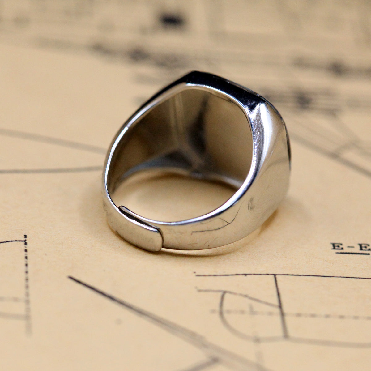 Glow Circuit Board Ring, LED Tech Ring for Geeks & Gamers