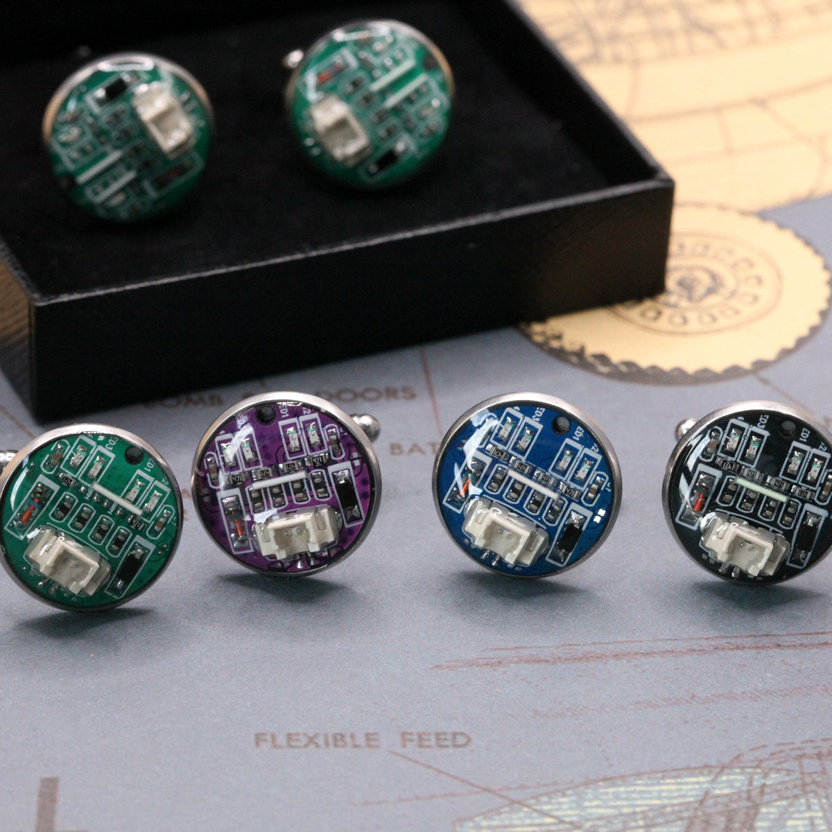 Circuit Board Cufflinks