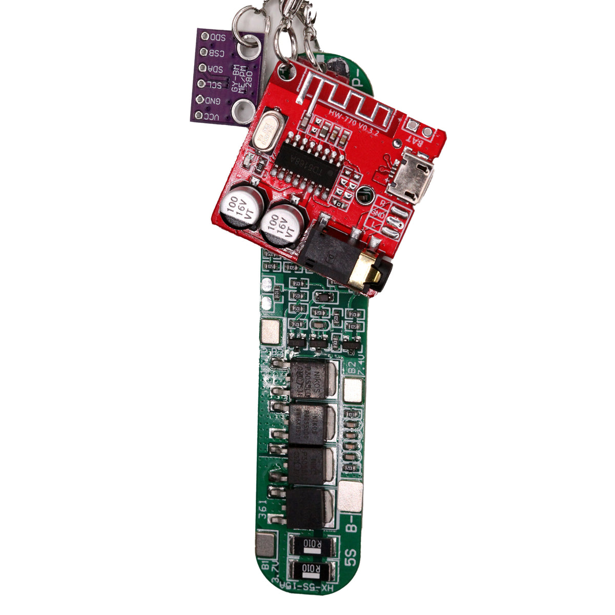Circuit Board Necklace, Cyberpunk Jewelry for Programmers