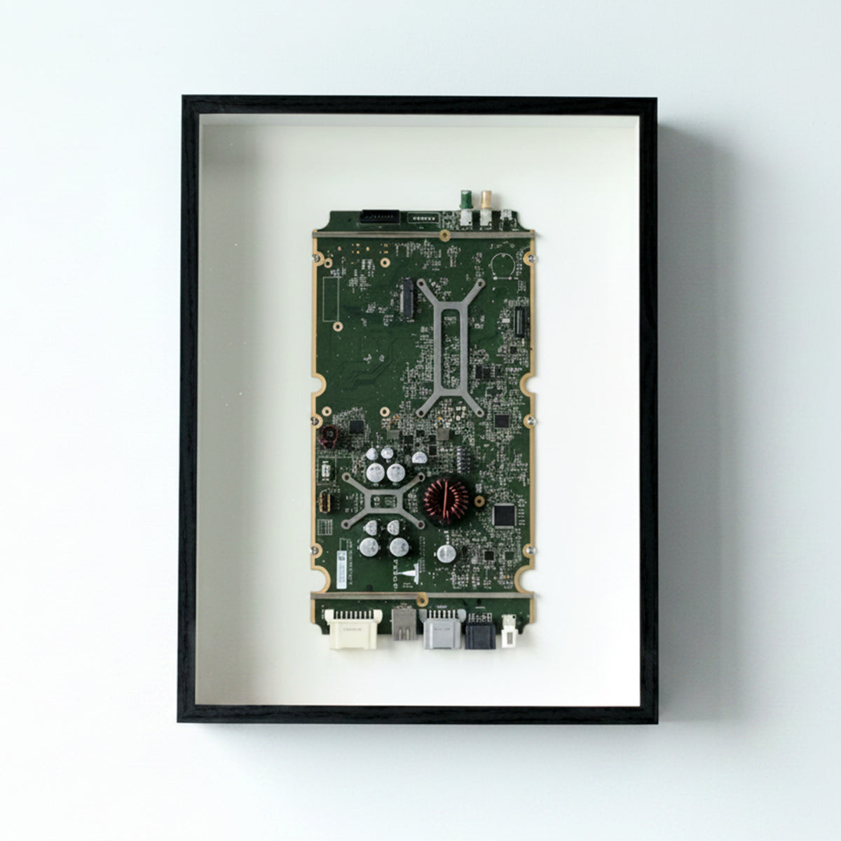 Tesla circuit board art
