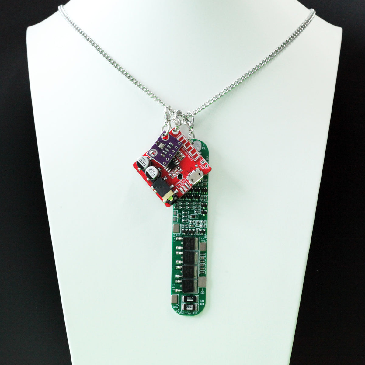 circuit board necklace