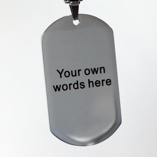 engraved necklace