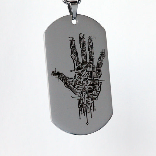 palm hand necklace