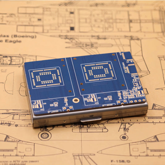 recycled circuit board wallet